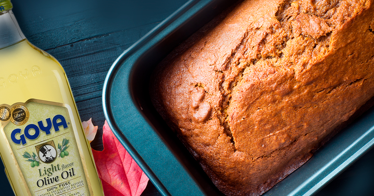 Sugar-free pumpkin cake recipe! - Goya Olive Oils
