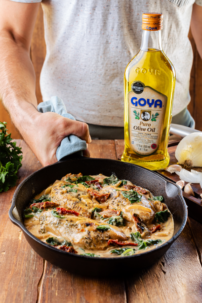 Chicken breast with tomato, cheese and spinach