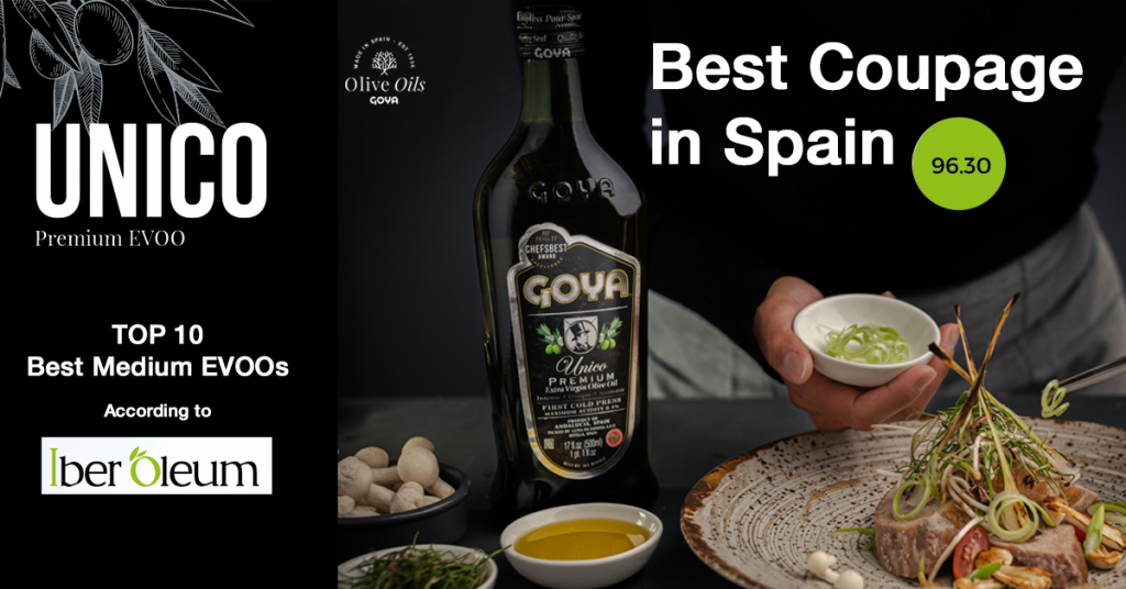 GOYA® Unico, Best Coupage in Spain according to the IberOleum Guide 2023