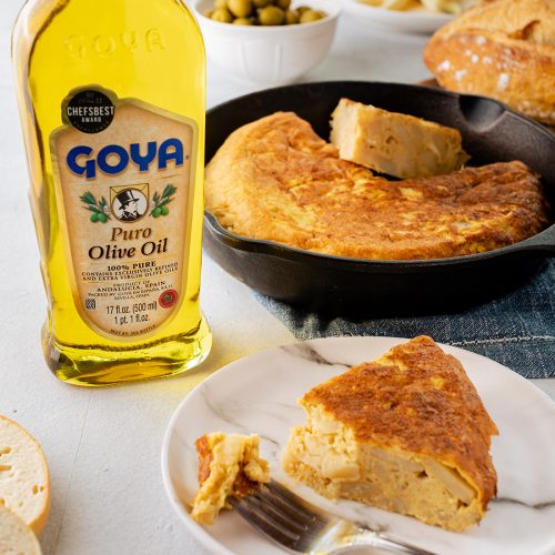 Spanish omelet with puro olive oil